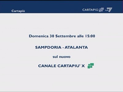 La 7 Cartapiu X